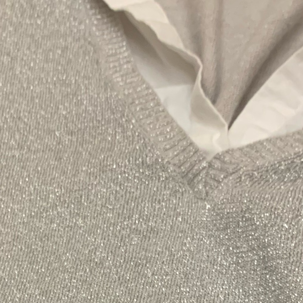 Chaps Glimmer Layered-look Sweater - Picture 7 of 8